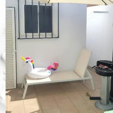 Piscina, Terraza Y Barbacoa En Tenerife Sur Lägenhet *